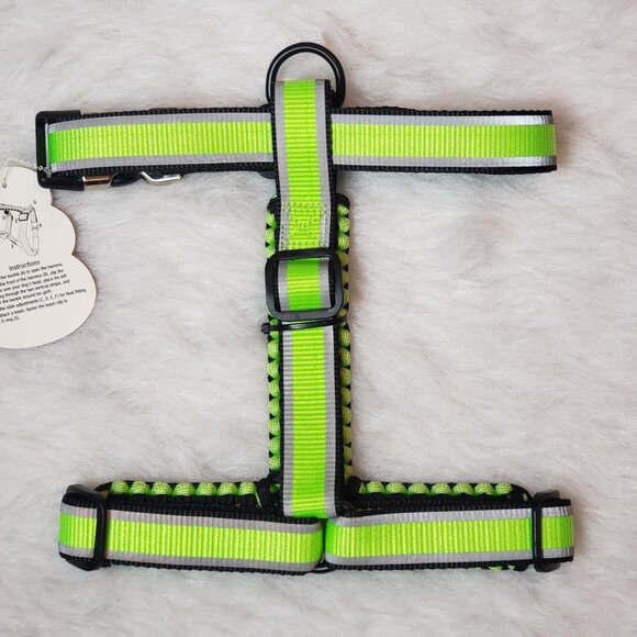 🐶 KONG Medium Adjustable Reflective Braided Strap Dog Harness & 4 ft Rope Leash - Picture 7 of 16